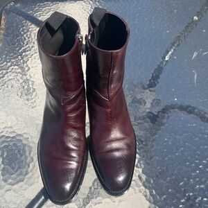 John Varvatos side-zip boots size 9